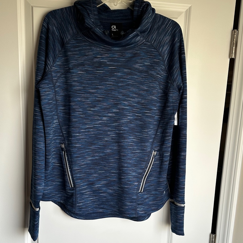 NWT large navy GapFit pullover